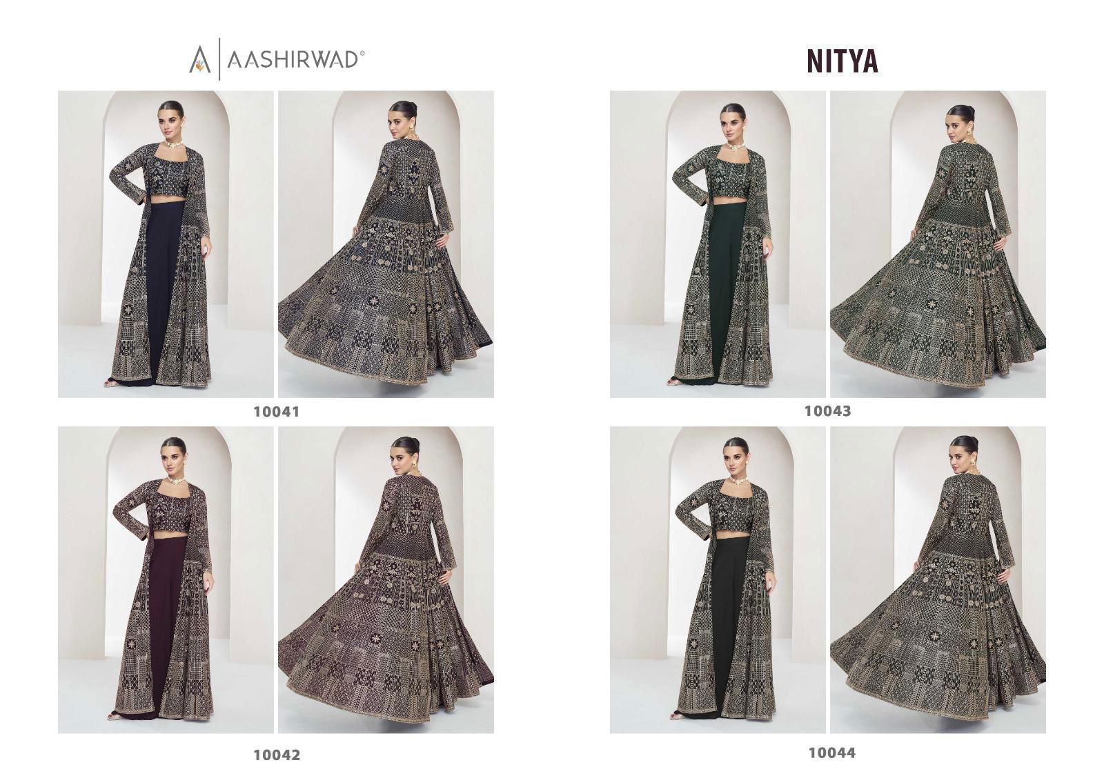 Nitya By Aashirwad Real Georgette Readymade Suits Wholesalers In Delhi